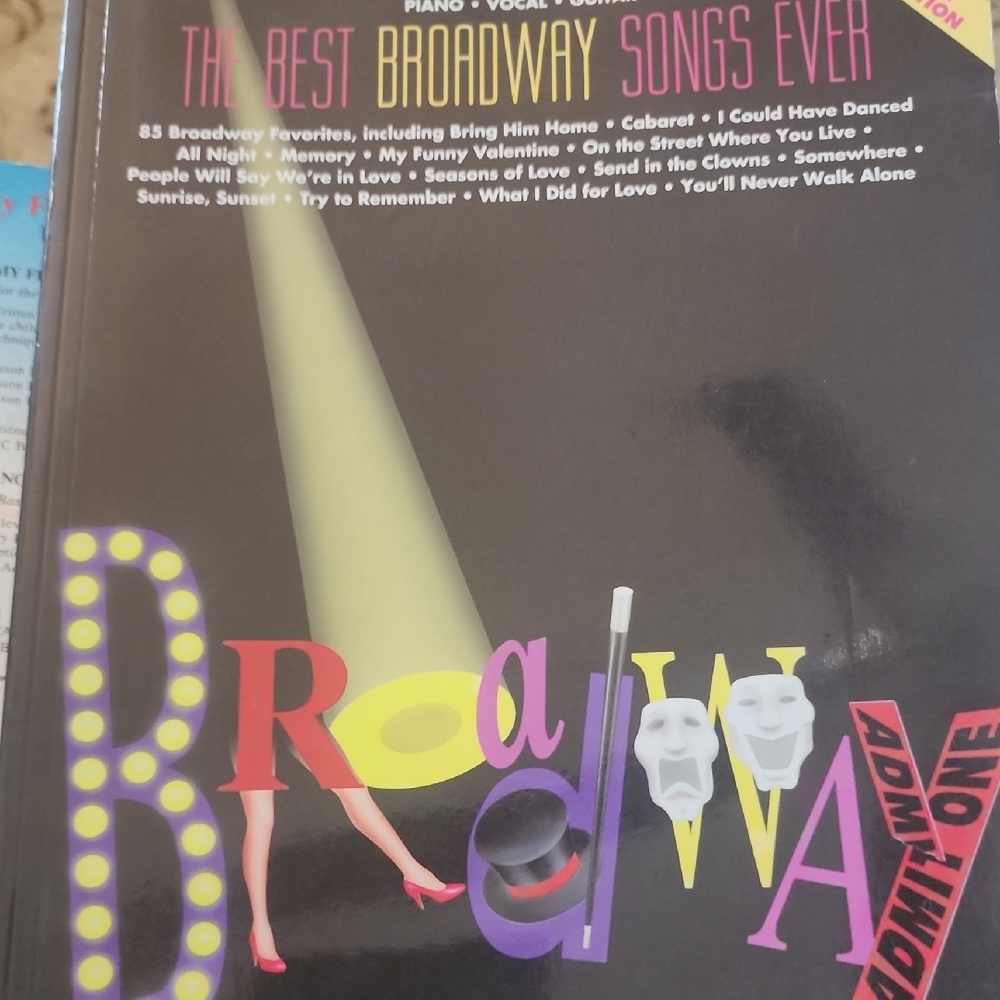 The Best Broadway Songs Ever Book